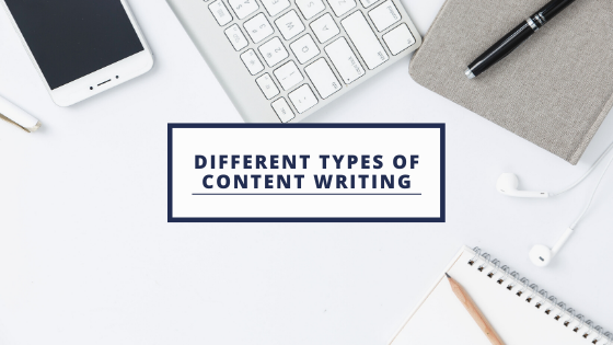 What are the different types of content writing? 1